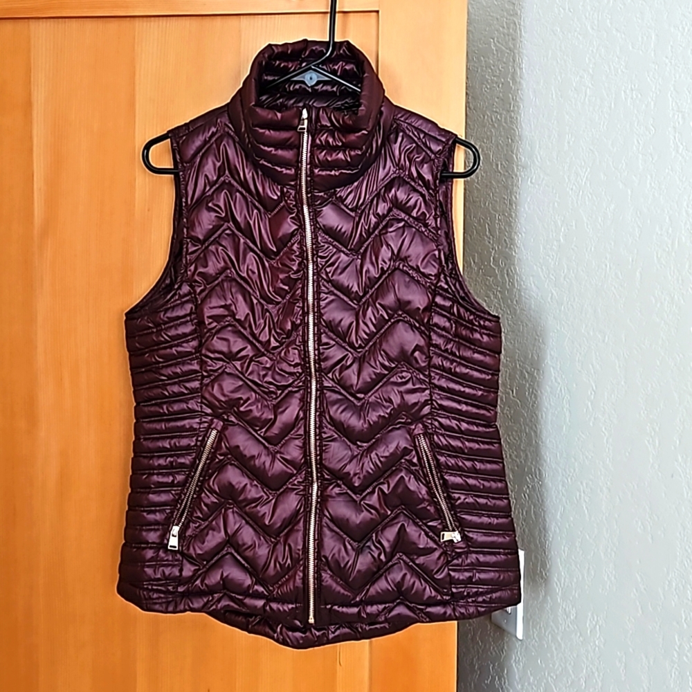 Metallic Calvin Klein Puffy Vest